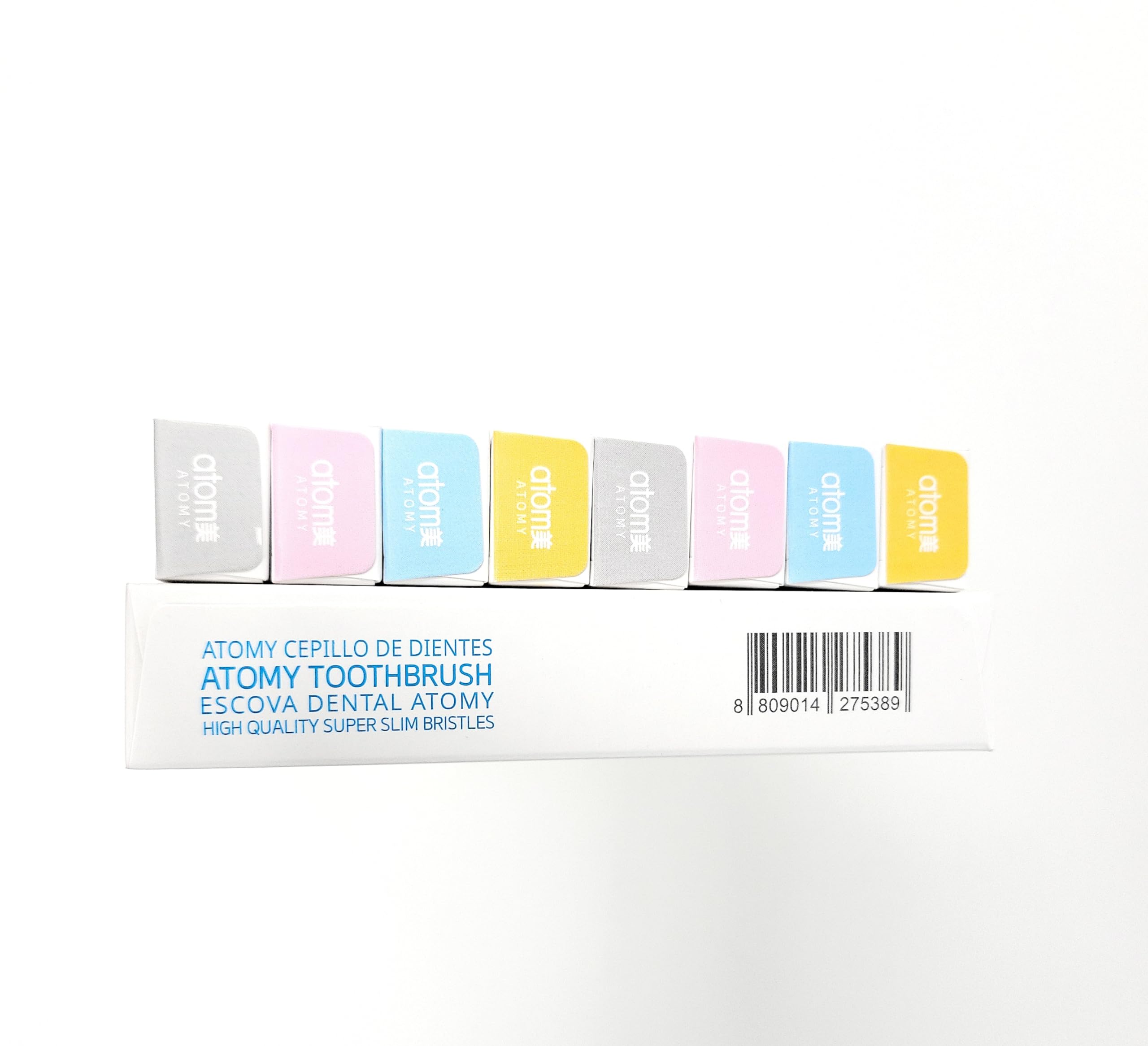 Foto 2 | Juego De Cepillos De Dientes Atomy Atom Beauty Atom 0 02 Mm  Tamaño Delgado  8 Unidades - Venta Internacional.