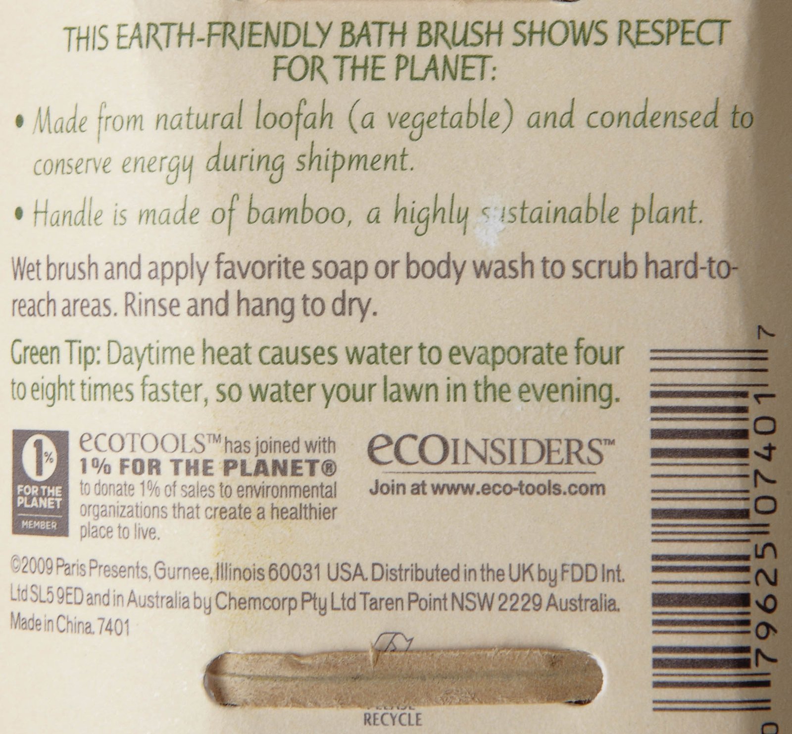 Foto 4 pulgar | Cepillo De Baño Ecotools Bamboo & Loofah - Venta Internacional.