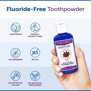 Foto 6 | Polvo De Dientes Eco-dent Dailycare Con Bicarbonato De Sodio Y Anís 60 Ml - Venta Internacional.
