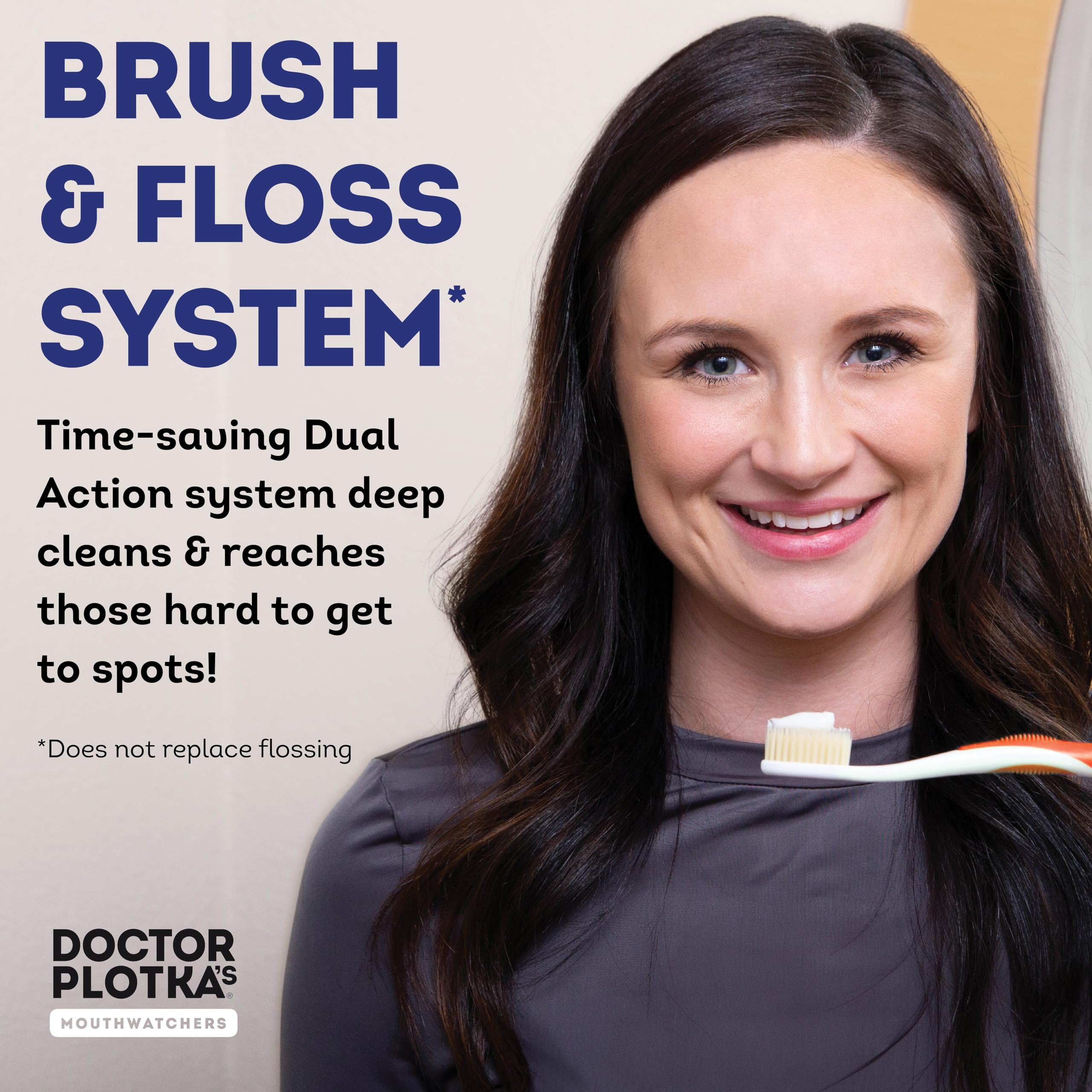 Foto 3 | Cepillo De Dientes Mouthwatchers Ultra Clean Soft Flossing Orange - Venta Internacional.