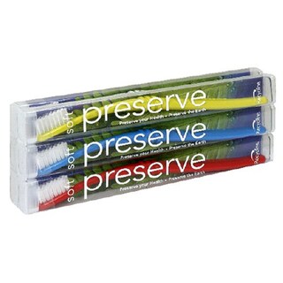 Foto 1 | Cepillo De Dientes Preserve Tthbrsh Soft (paquete De 6) De Plástico Reciclado - Venta Internacional.