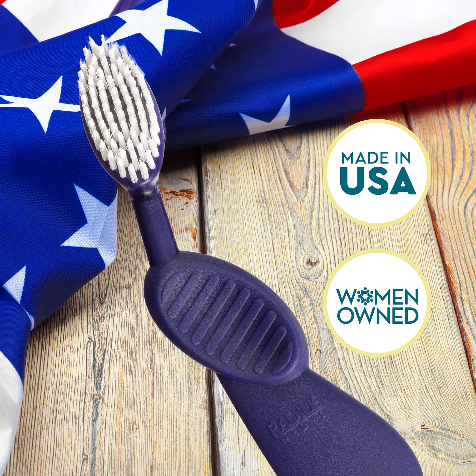 Foto 2 | Cepillo De Dientes Radius Flex Brush  Cerdas Suaves  Sin Bpa  Paquete De 6 - Venta Internacional.