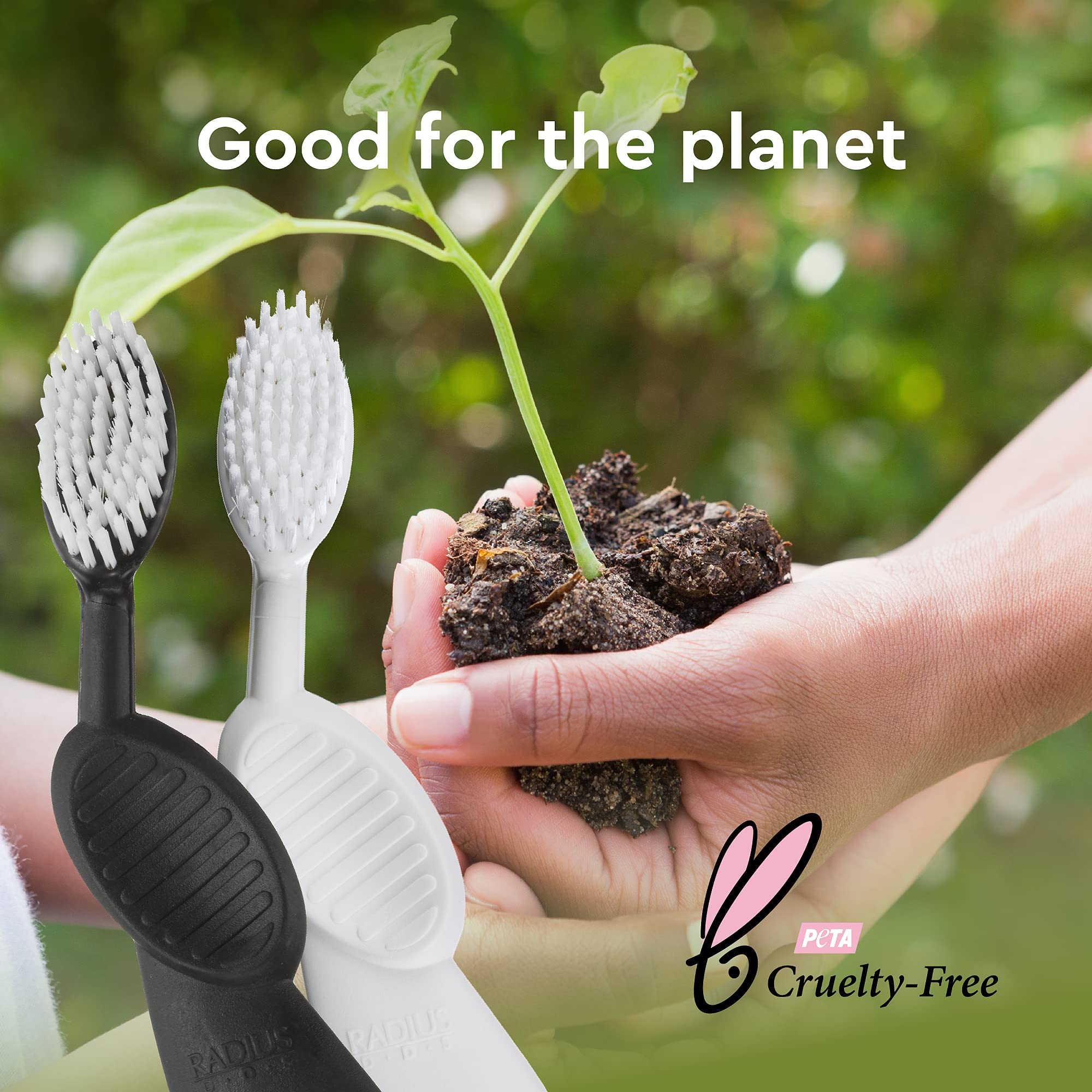 Foto 5 | Cepillo De Dientes Radius Flex Brush  Cerdas Suaves  Sin Bpa  Paquete De 6 - Venta Internacional.