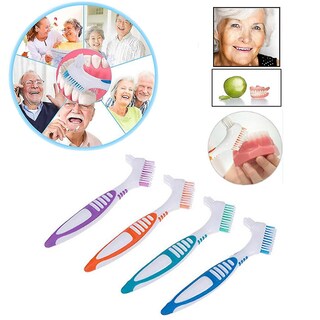 Foto 2 | Cepillo De Dientes Para Dentaduras Postizas Huoguo Mango De Fácil Agarre Doble Cara - Venta Internacional.