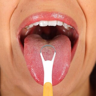 Foto 4 | Set De Limpiadores Linguales Raspadores De Lengua De Acero Inoxidable Cuidado Bucal - Venta Internacional.