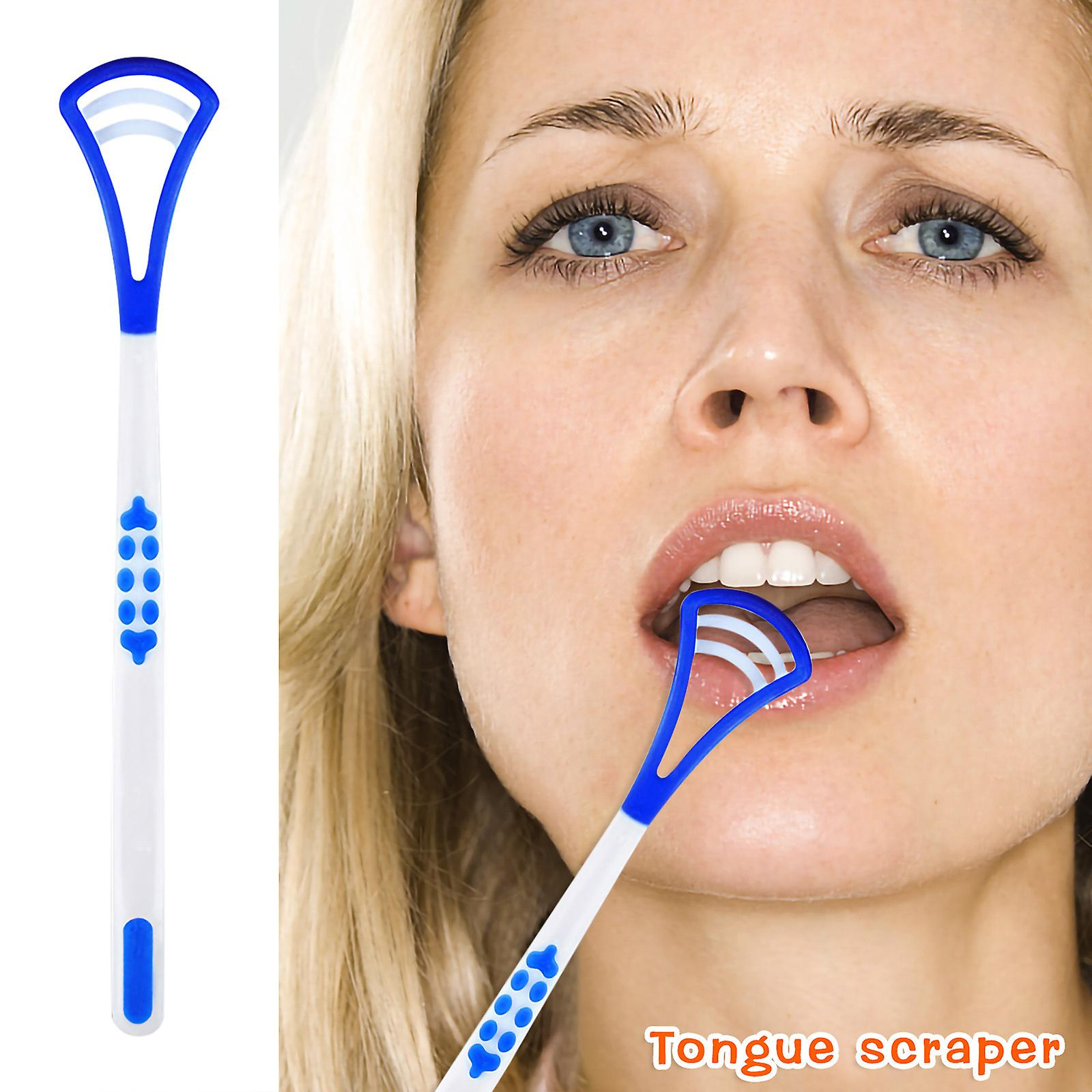 Foto 2 | Limpiador De Lengua  Raspador De Lengua Inoxidable  Herramienta De Cuidado Bucal - Venta Internacional.