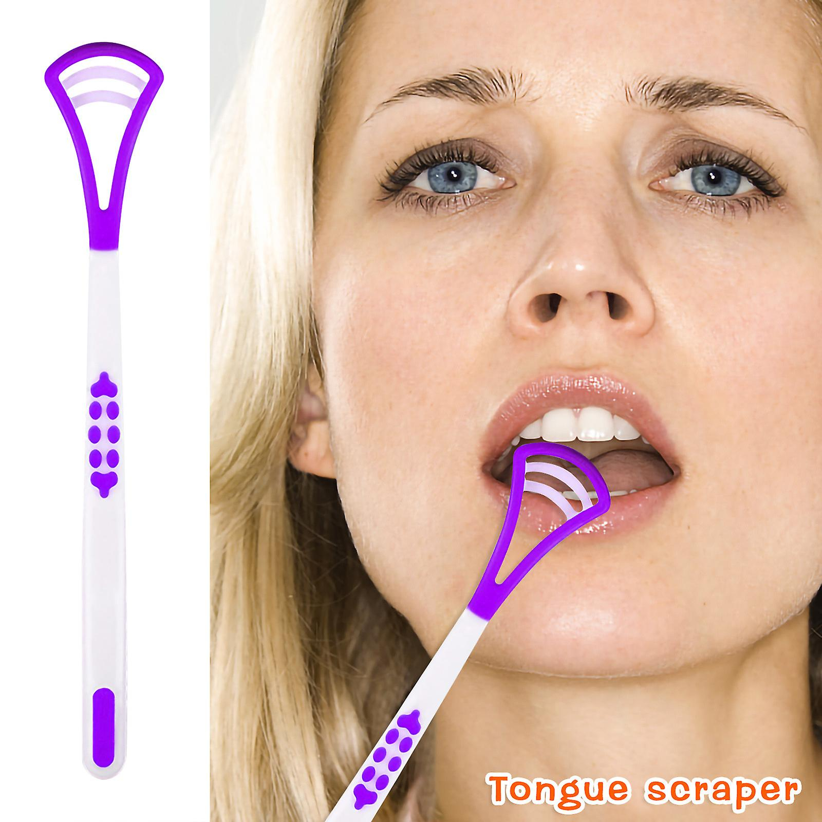 Foto 3 pulgar | Limpiador De Lengua  Raspador De Lengua Inoxidable  Herramienta De Cuidado Bucal - Venta Internacional.