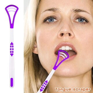 Foto 2 | Limpiador De Lengua Raspador De Lengua Inoxidable Herramienta De Cuidado Bucal - Venta Internacional.
