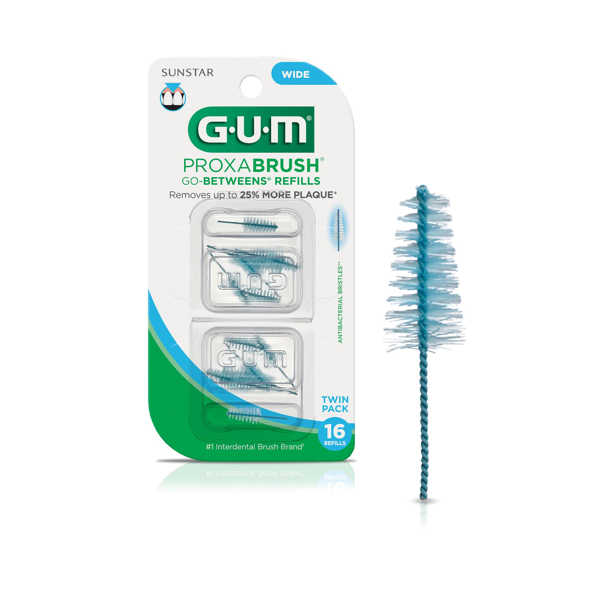 Foto 2 pulgar | Recambios Para Cepillos Interdentales Gum Proxabrush Go-betweens  16 Unidades - Venta Internacional.