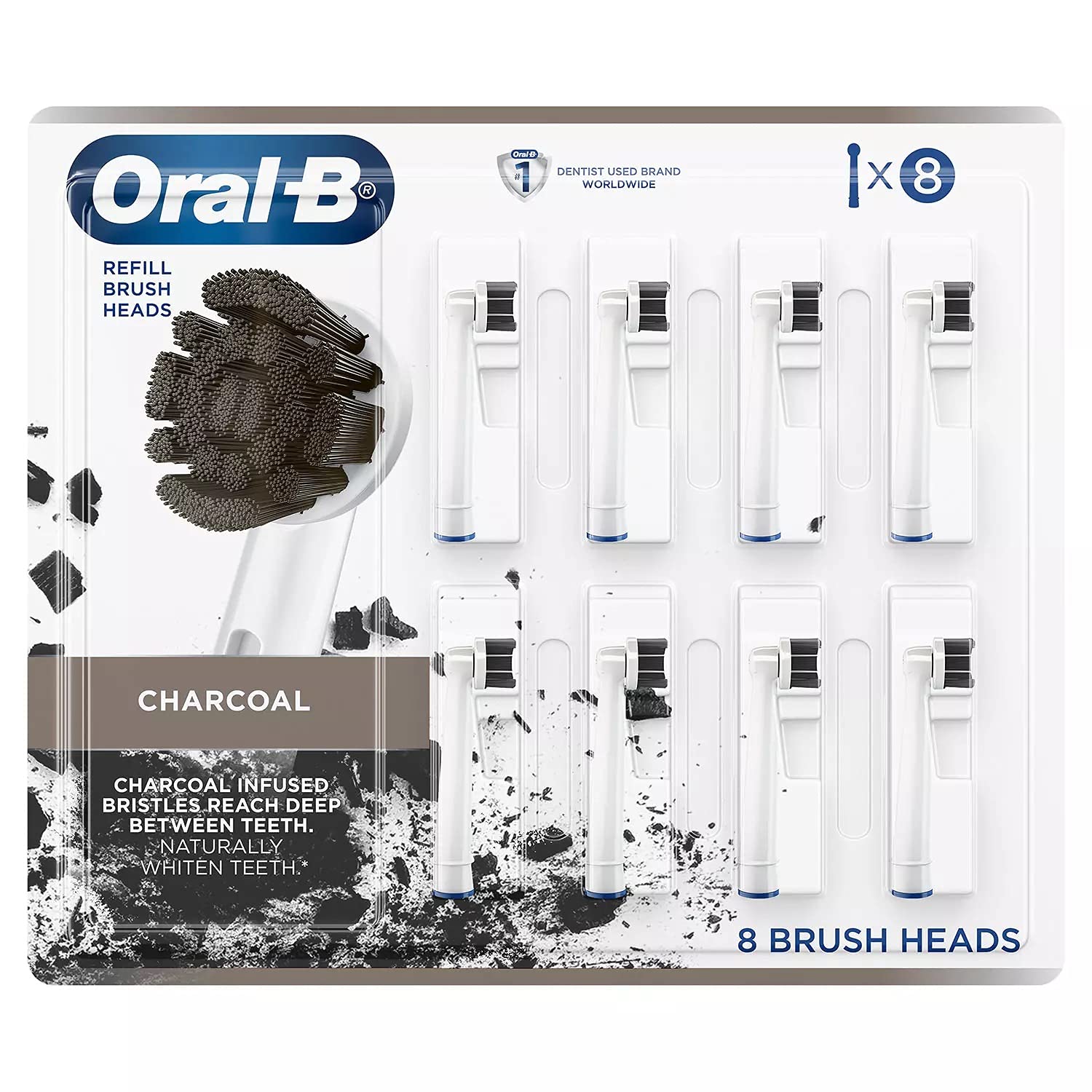 Recambio De Cabezales De Cepillo De Dientes Oral-b De Carbón (paquete De 8) - Venta Internacional.