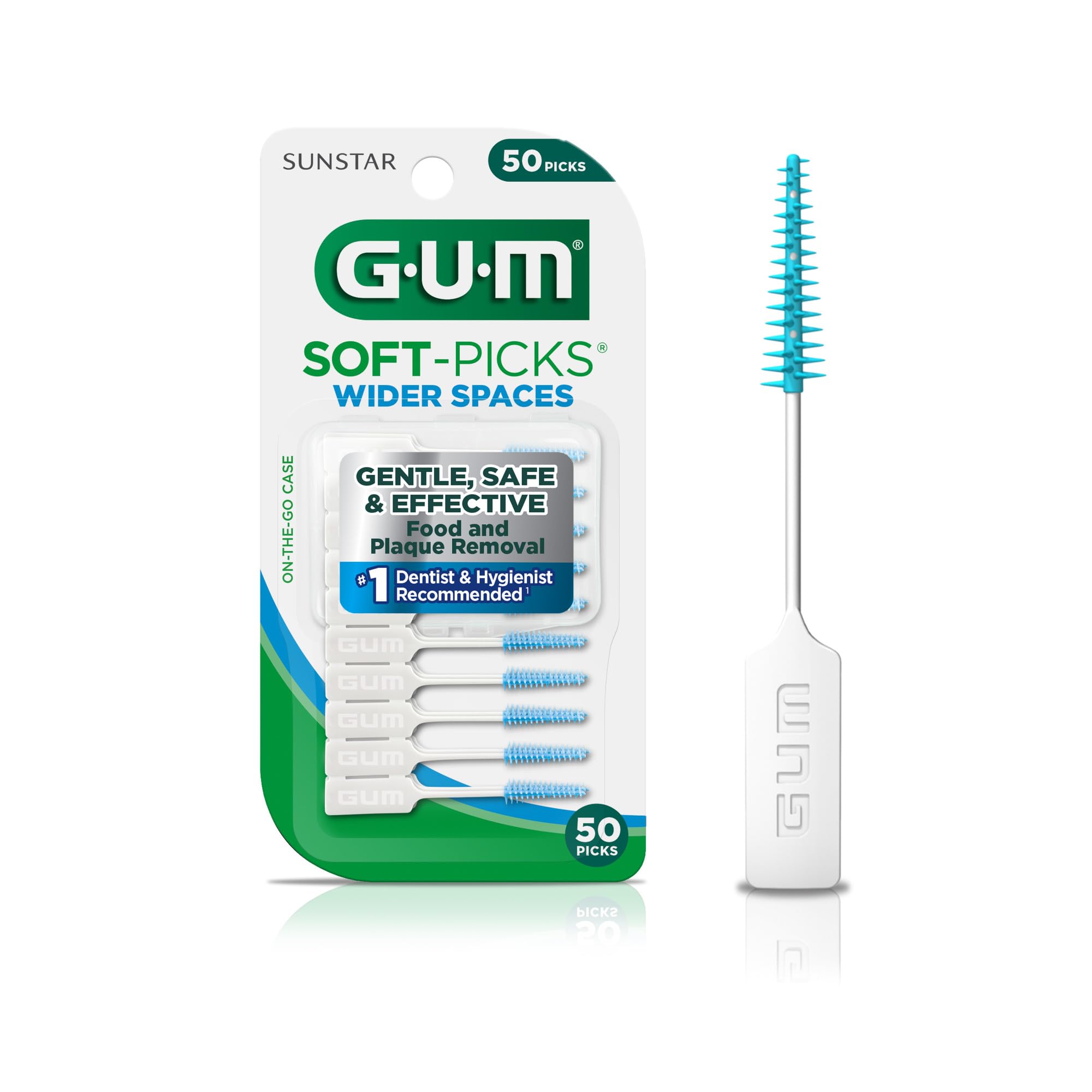Dental Picks Gum Soft-picks Para Limpieza De Dientes Con Espacios Más Amplios  50 Unidades - Venta Internacional.