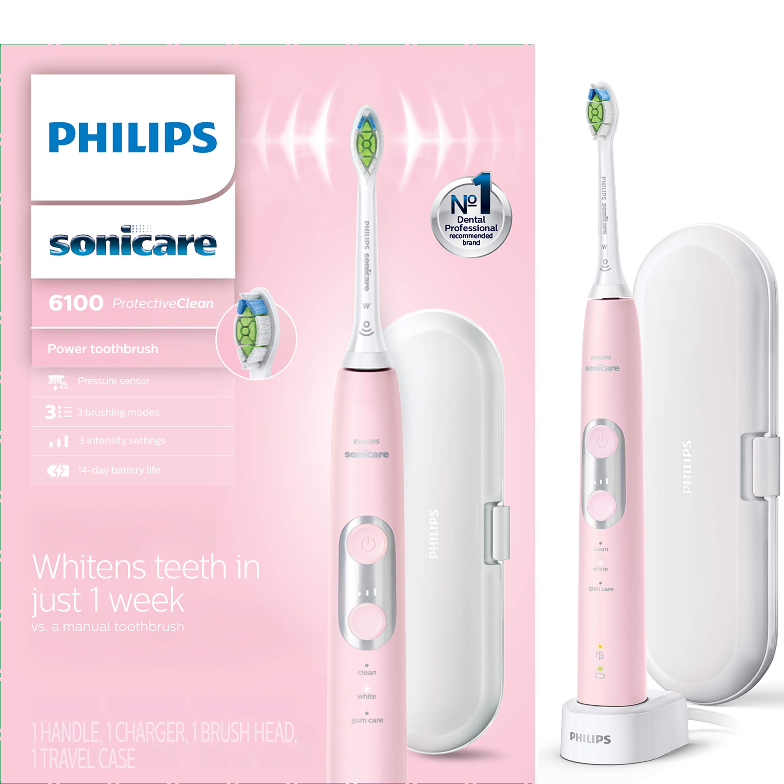 Cepillo De Dientes Eléctrico Philips Sonicare Protectiveclean 6100 - Venta Internacional.