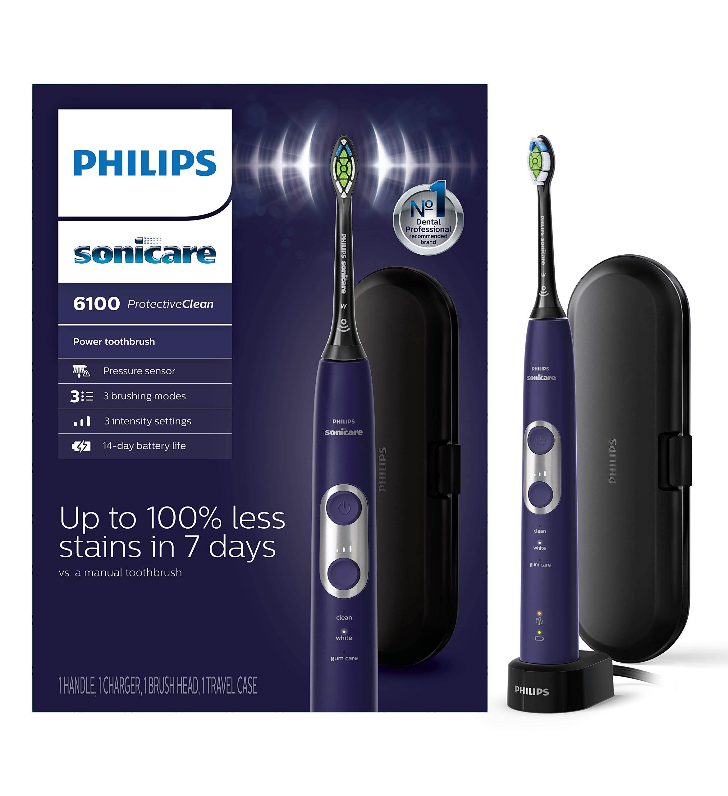 Cepillo De Dientes Eléctrico Philips Sonicare Protectiveclean 6100 - Venta Internacional.