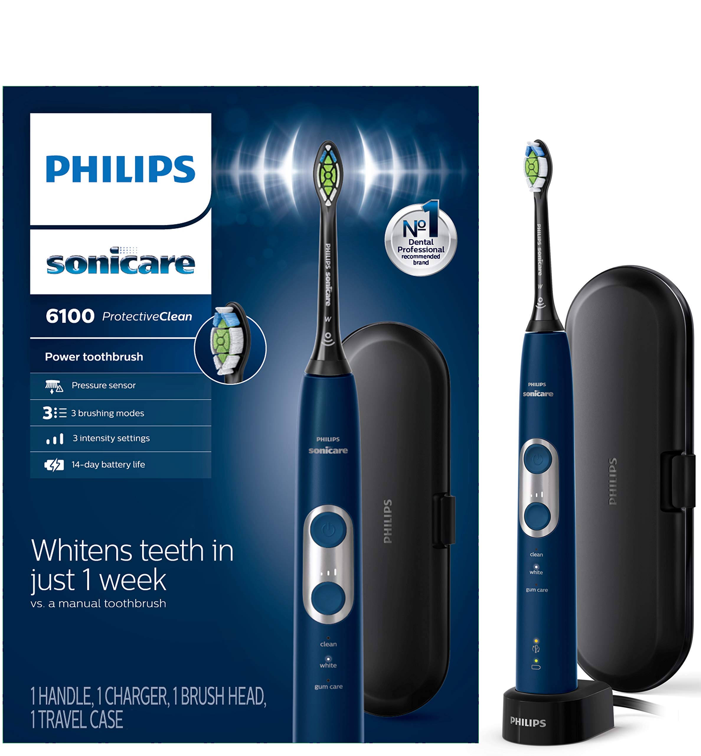 Cepillo De Dientes Eléctrico Philips Sonicare Protectiveclean 6100 - Venta Internacional.