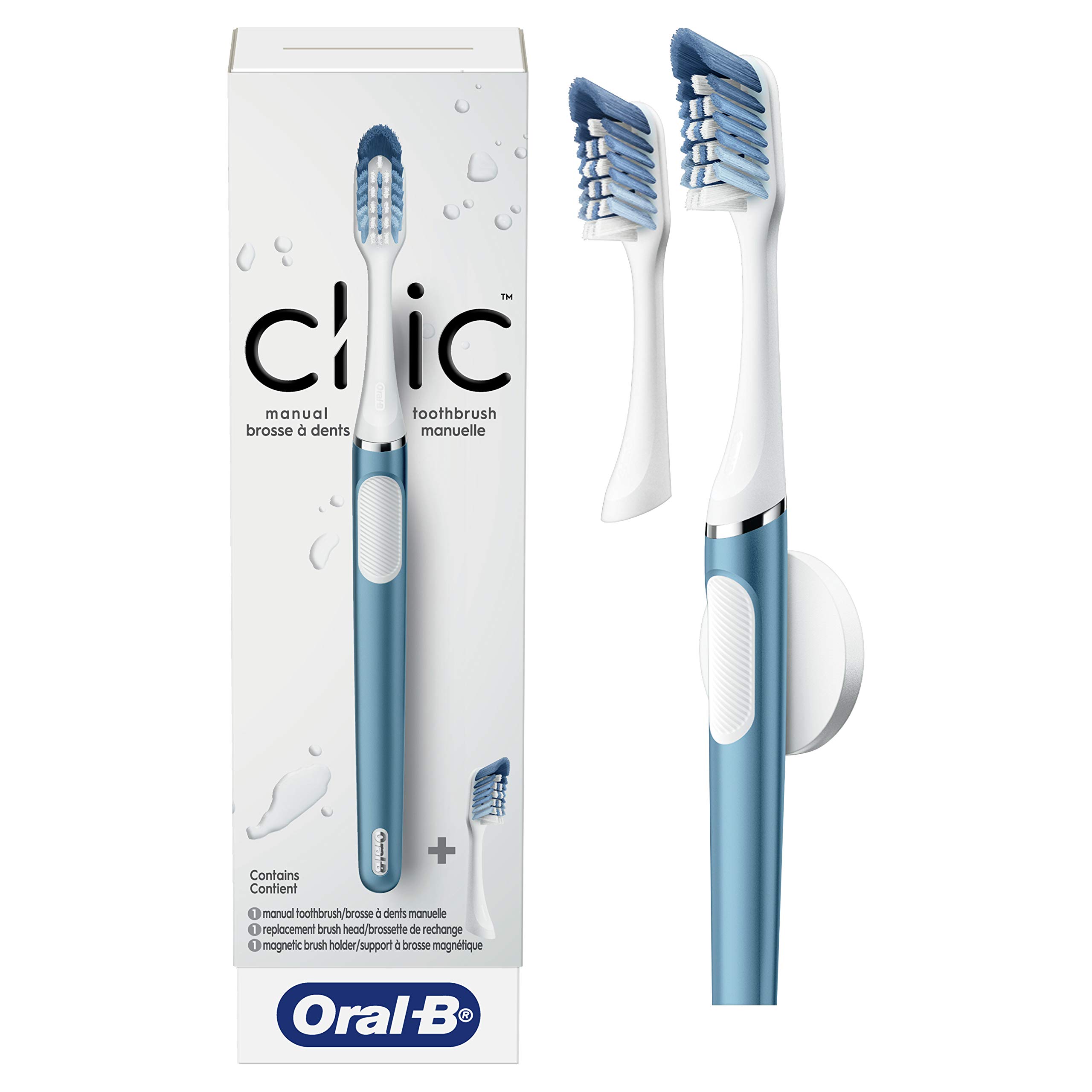 Foto 5 pulgar | Cepillo de Dientes Oral-b Clic Alaska Blue 2 Cabezales - Venta Internacional