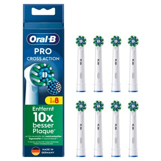 Foto 2 | Cabezales De Cepillos De Dientes Eléctricos Oral-b Pro Crossaction Paquete De 8 - Venta Internacional.