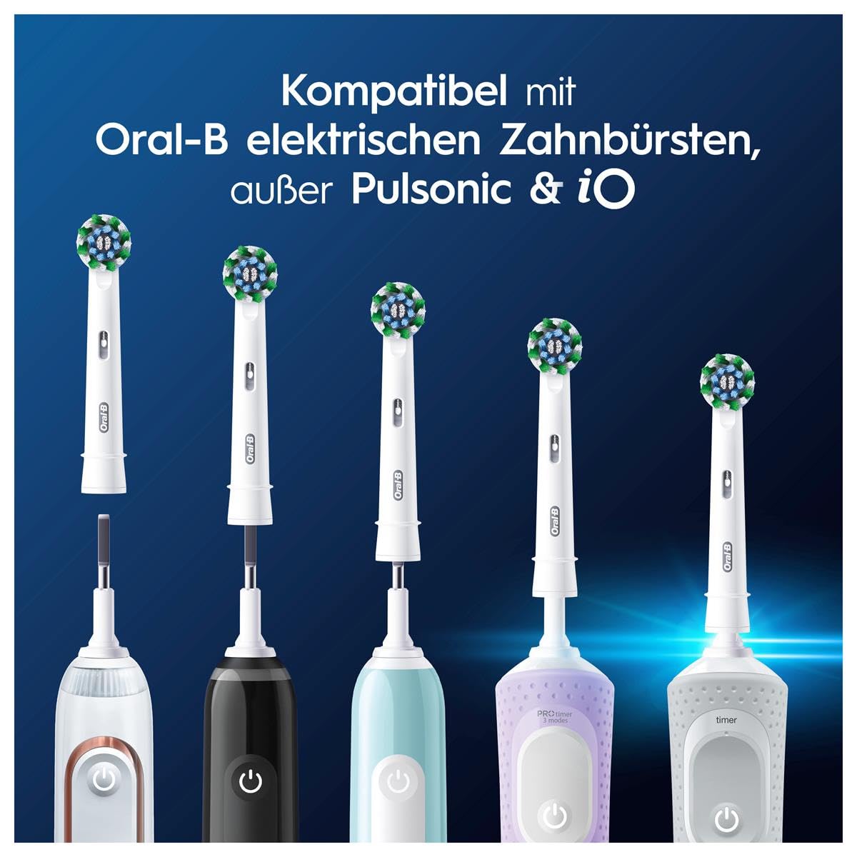 Foto 6 | Cabezales De Cepillos De Dientes Eléctricos Oral-b Pro Crossaction  Paquete De 8 - Venta Internacional.