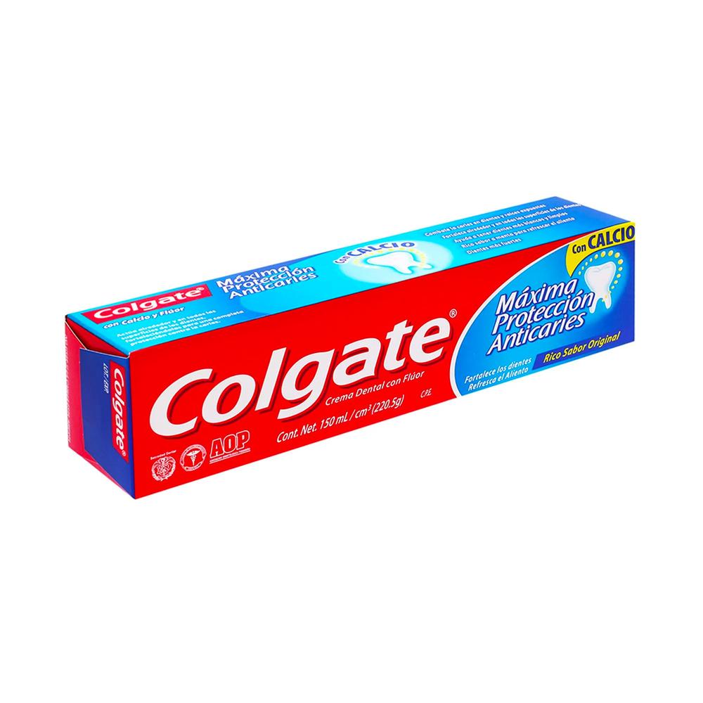 Foto 3 pulgar | Pasta Dental Colgate Máxima Protección Anticaries 150 ml