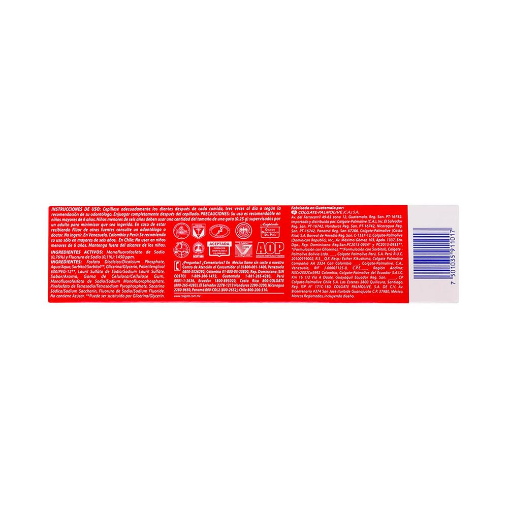 Foto 4 pulgar | Pasta Dental Colgate Máxima Protección Anticaries 150 ml