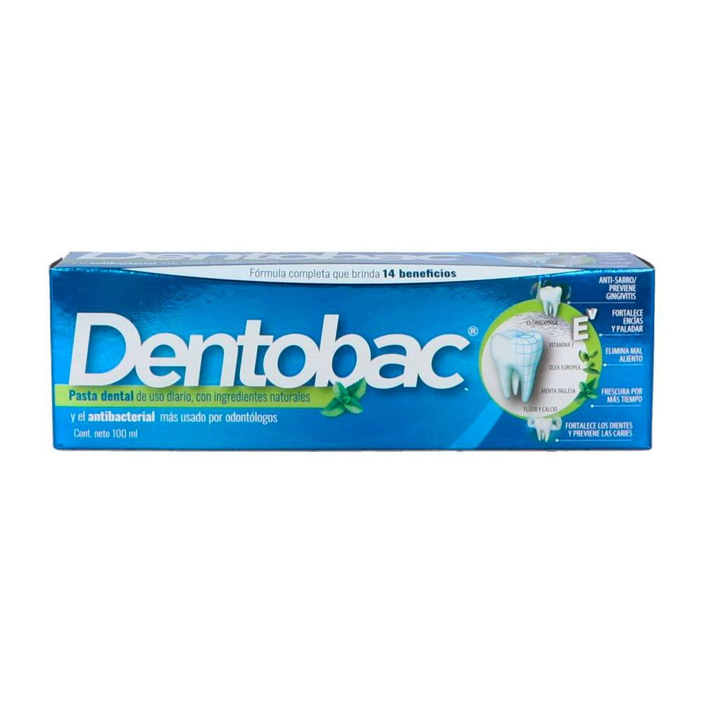 Pasta Dental Dentobac Menta 100 Ml