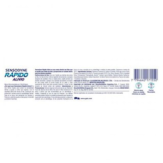Foto 2 | Pasta Dental Sensodyne Rápido Alivio 100 g