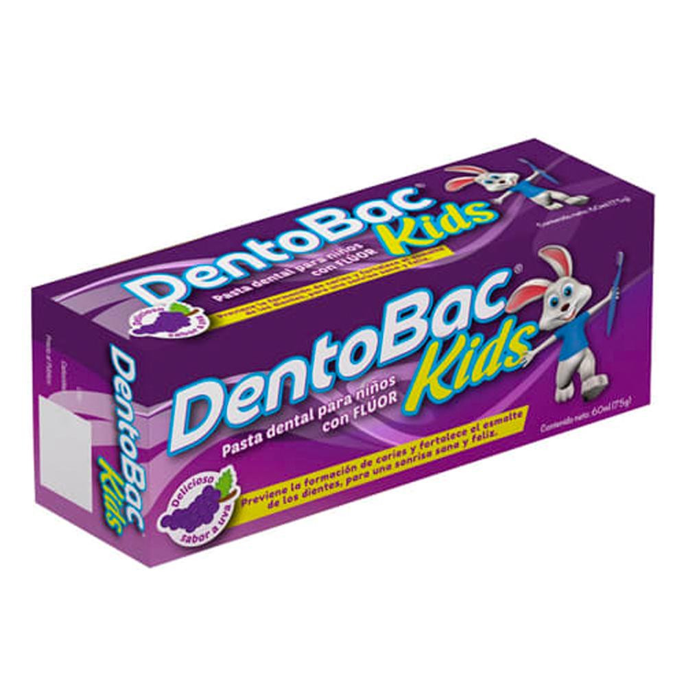 Foto 3 pulgar | Pasta Dental Dentobac Kids Sabor Uva 60 Ml