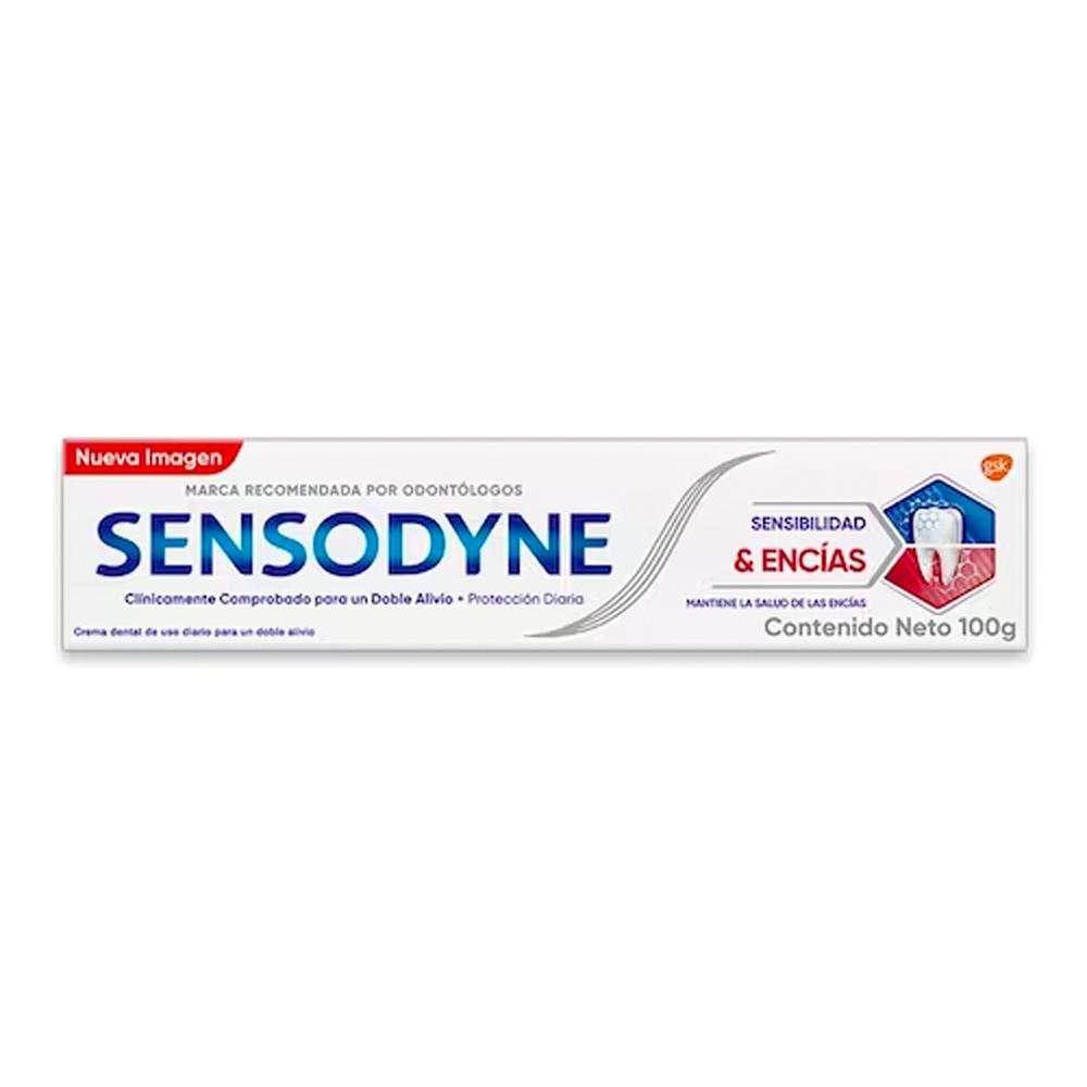 Foto 2 pulgar | Pasta Dental Sensodyne Sensibilidad & Encías 100 Gramos