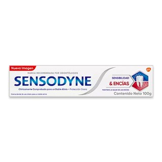 Foto 1 | Pasta Dental Sensodyne Sensibilidad & Encías 100 Gramos