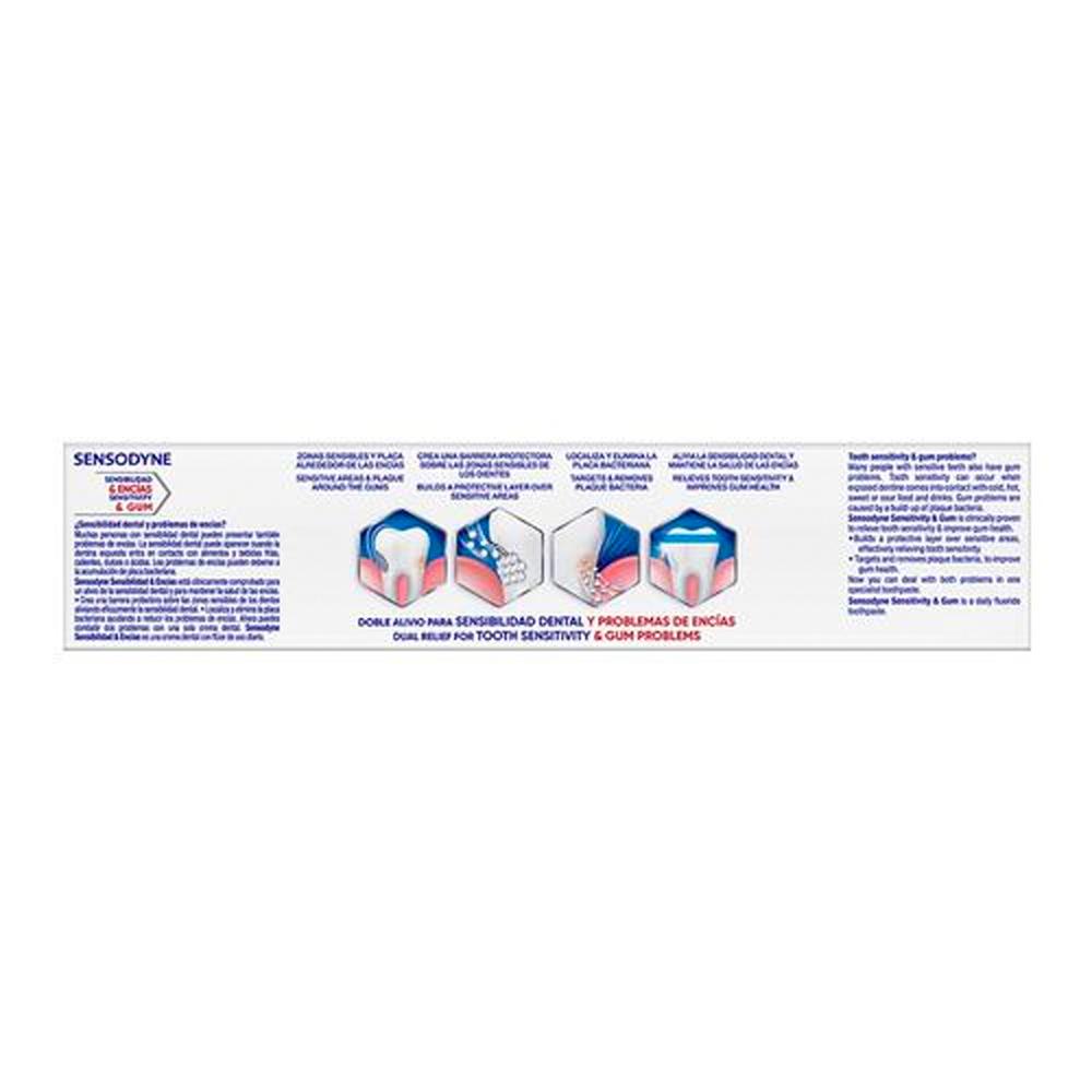 Foto 4 pulgar | Pasta Dental Sensodyne Sensibilidad & Encías 100 Gramos