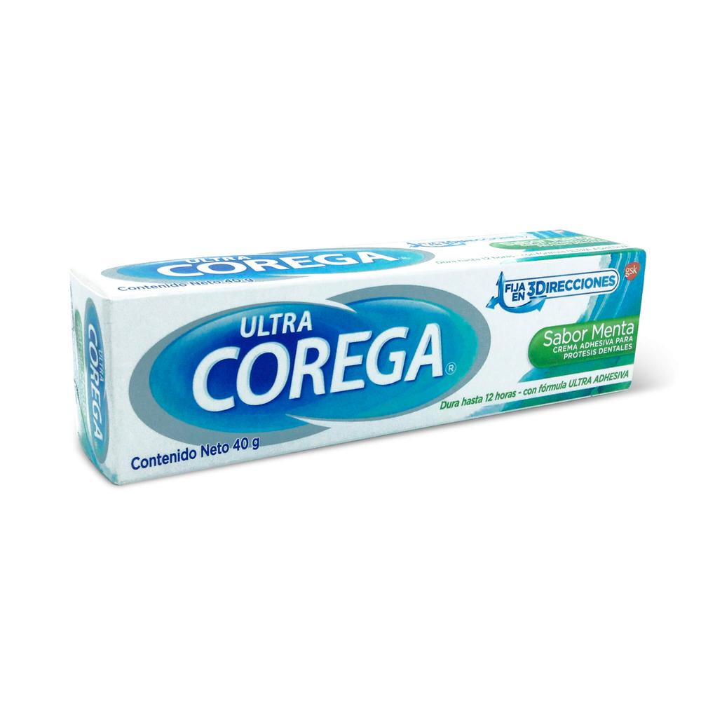 Foto 2 | Crema Adhesiva Ultra Corega Para Protésis Sabor Menta 40 Gr