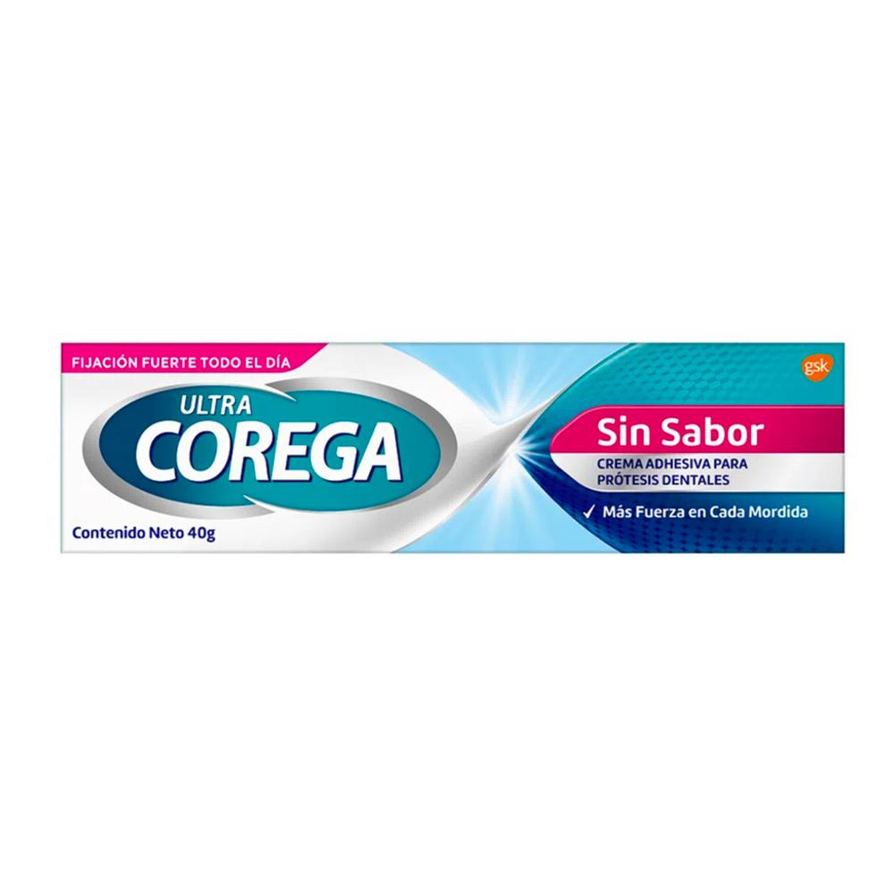 Foto 2 pulgar | Crema Adhesiva Ultra Corega Para Protésis Sin Sabor 40 Gr