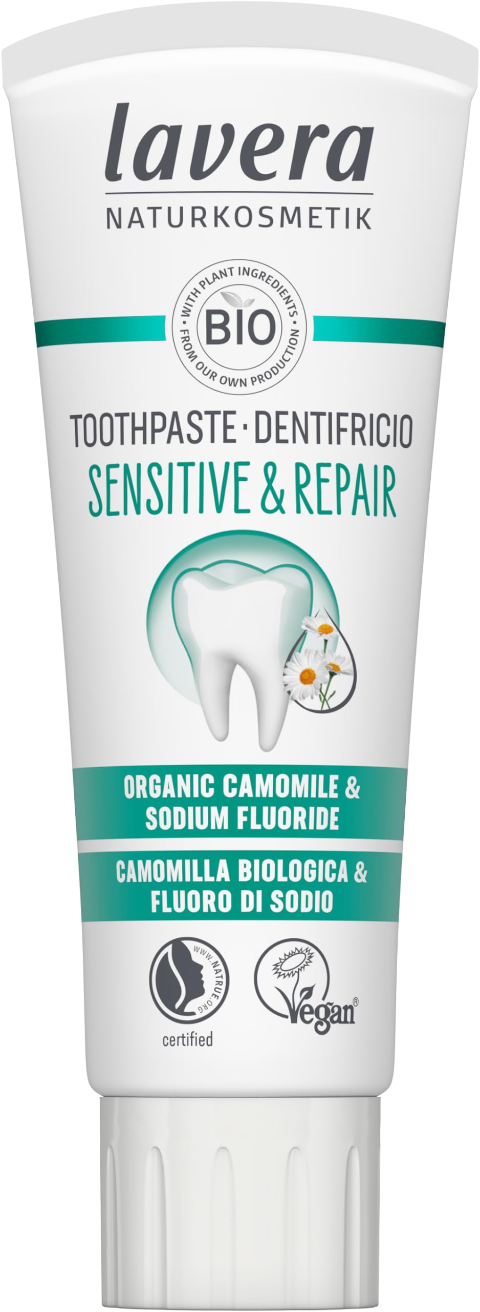 Foto 2 pulgar | Pasta De Dientes Lavera Organic Sensitive & Repair Con Flúor 75 Ml - Venta Internacional.