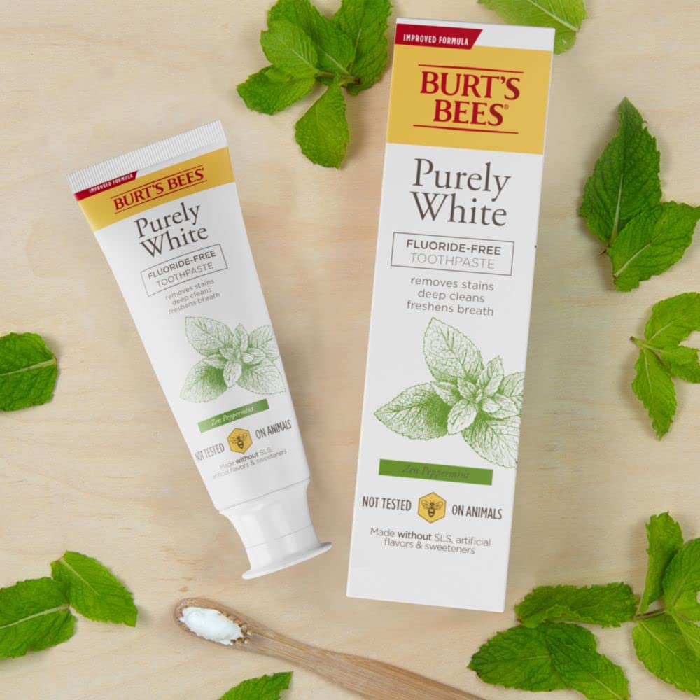 Foto 6 pulgar | Pasta De Dientes Burt's Bees Purely White Zen Peppermint 140 Ml X3 - Venta Internacional.