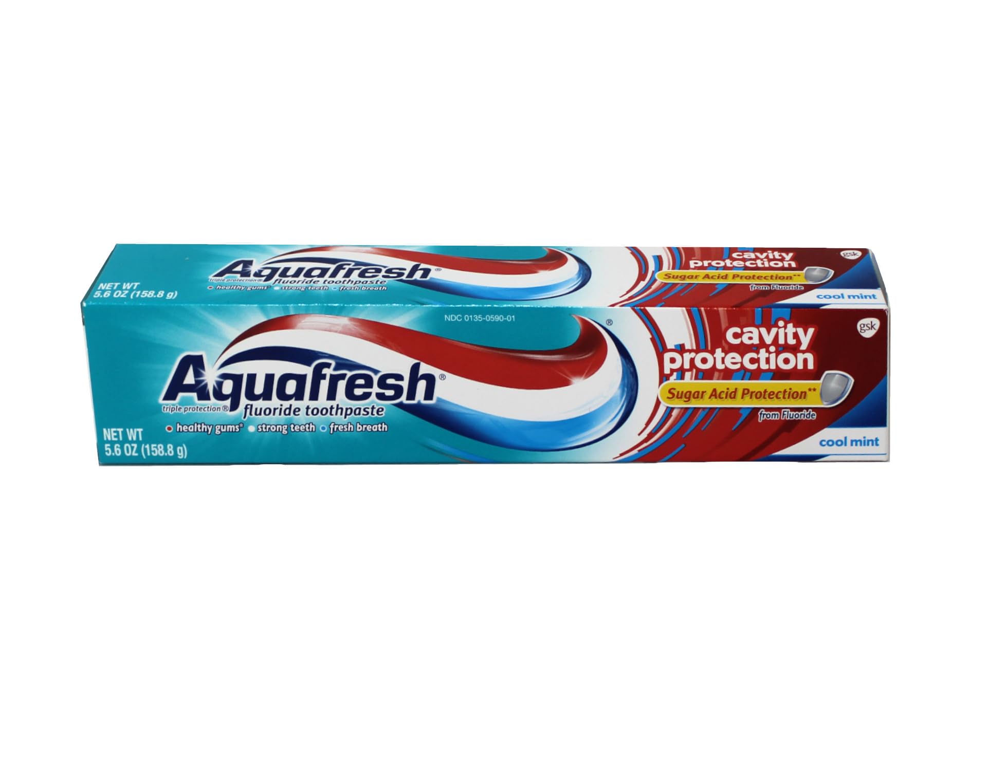 Foto 3 pulgar | Pasta De Dientes Aquafresh Cavity Protection Cool Mint 165 Ml X6 - Venta Internacional.