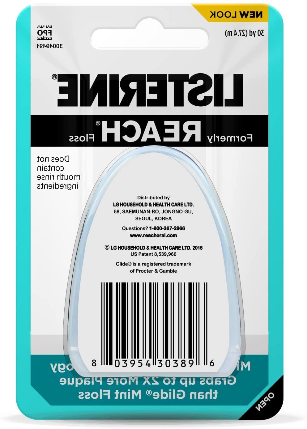 Foto 6 pulgar | Hilo Dental Listerine Ultraclean Con Sabor A Menta, 30 M, Paquete De 7 - Venta Internacional.