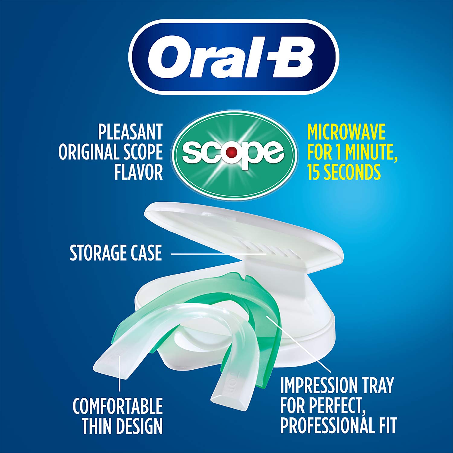 Foto 5 pulgar | Dental Guard Oral-b Nighttime, Rechinador De Dientes Personalizado Con Endoscopio - Venta Internacional.