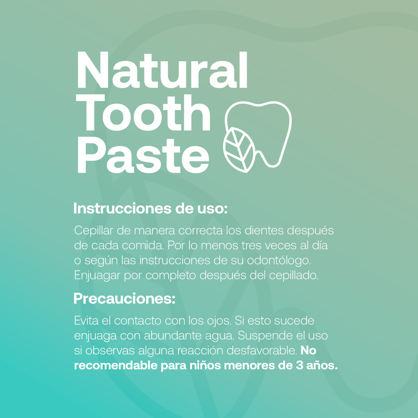 Foto 5 pulgar | Pasta Dental Natural Sin Flúor. Paquete Con 6 Unidades De 148ml C/u. B Life.