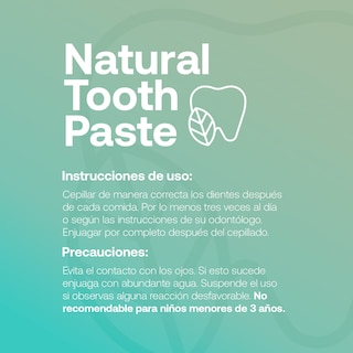 Foto 4 | Pasta Dental Natural Sin Flúor. Paquete Con 6 Unidades De 148ml C/u. B Life.