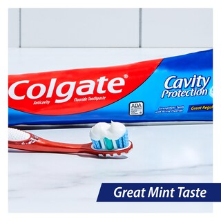 Foto 6 | Pasta de Dientes Colgate Cavity Protection Regular Fluorine 175 ml - Venta Internacional