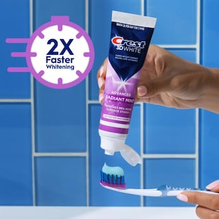 Foto 5 | Pasta De Dientes Crest 3d White Advanced Radiant Mint 100 Ml X 3 - Venta Internacional.