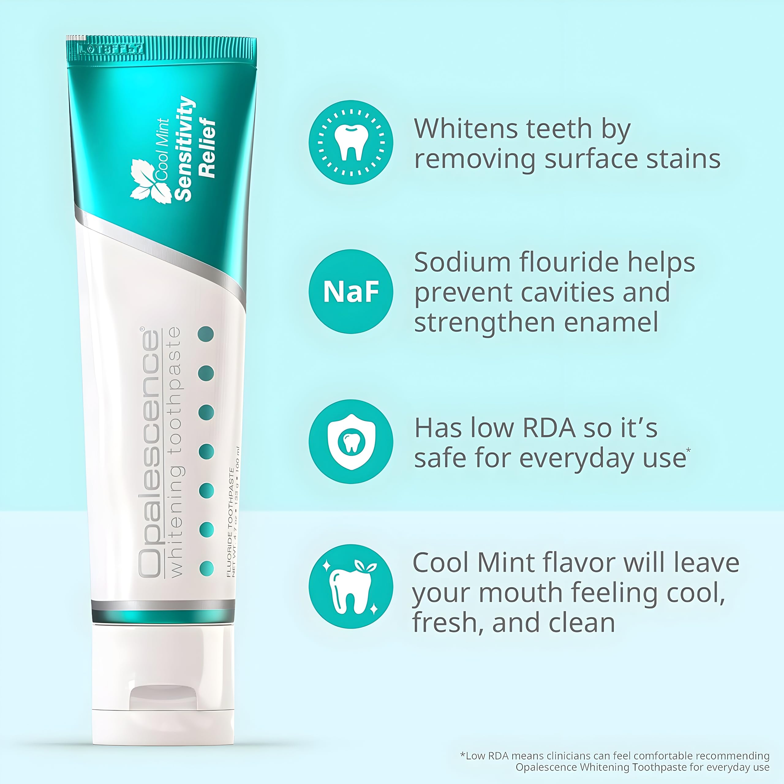 Foto 5 pulgar | Pasta Dental Opalescence Blanqueadora Para Dientes Sensibles 30 Ml - Venta Internacional.