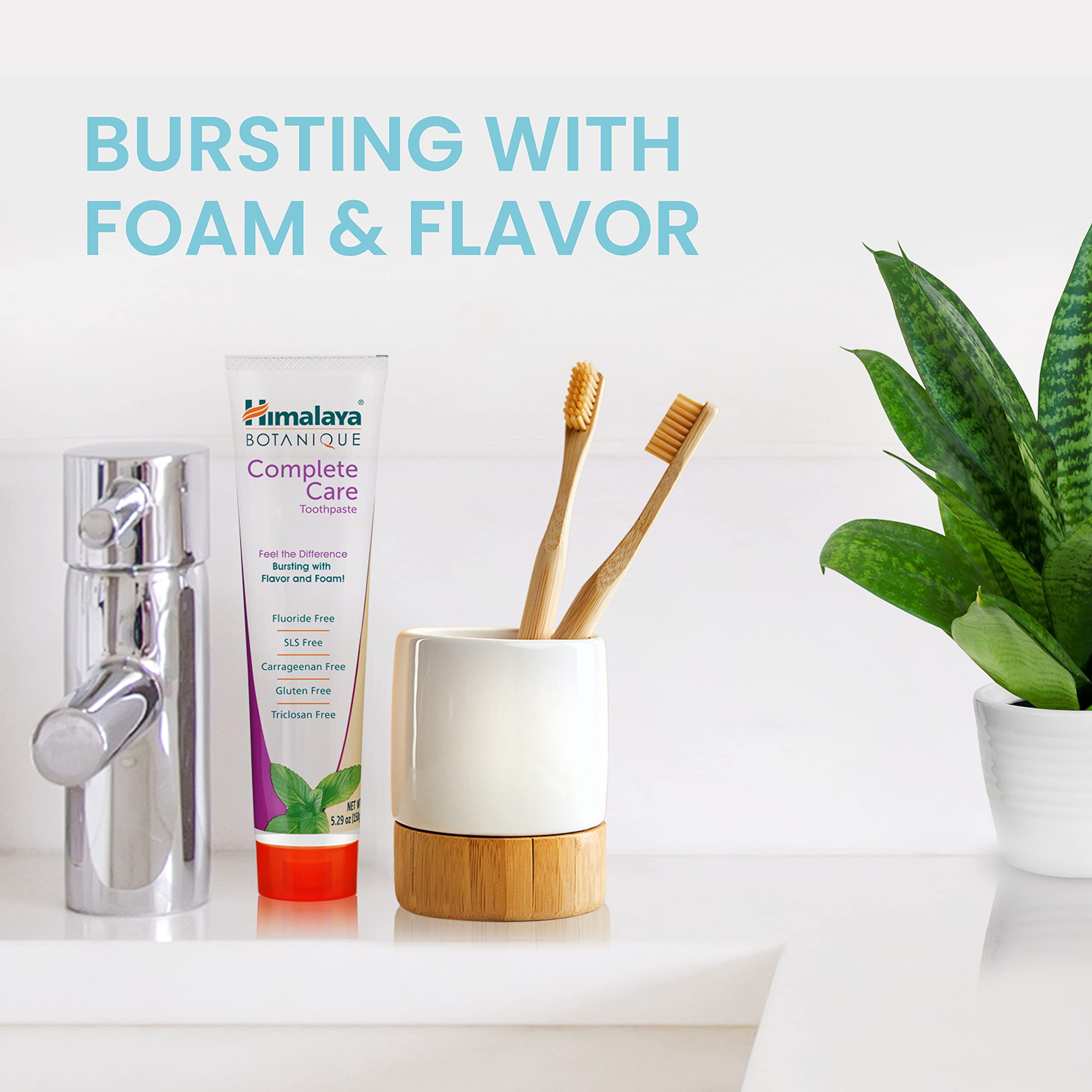 Foto 2 | Pasta De Dientes Himalaya Botanique Complete Care Simply Spearmint - Venta Internacional.