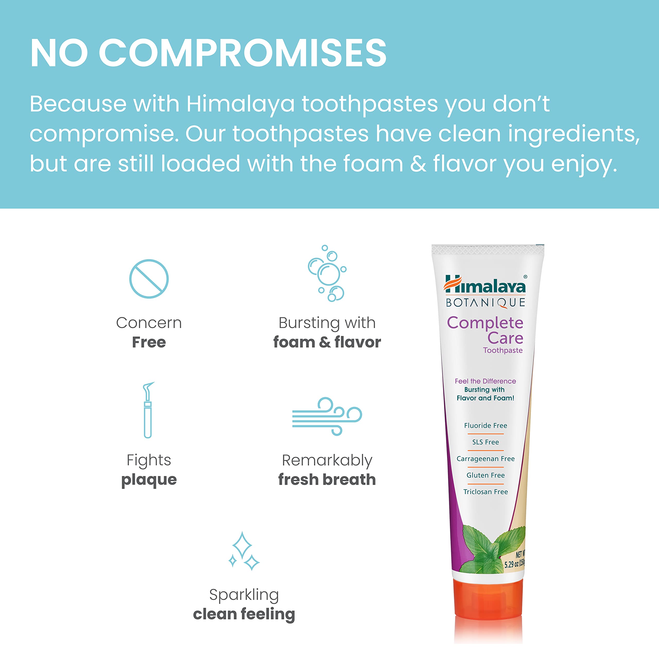 Foto 4 pulgar | Pasta De Dientes Himalaya Botanique Complete Care Simply Spearmint - Venta Internacional.