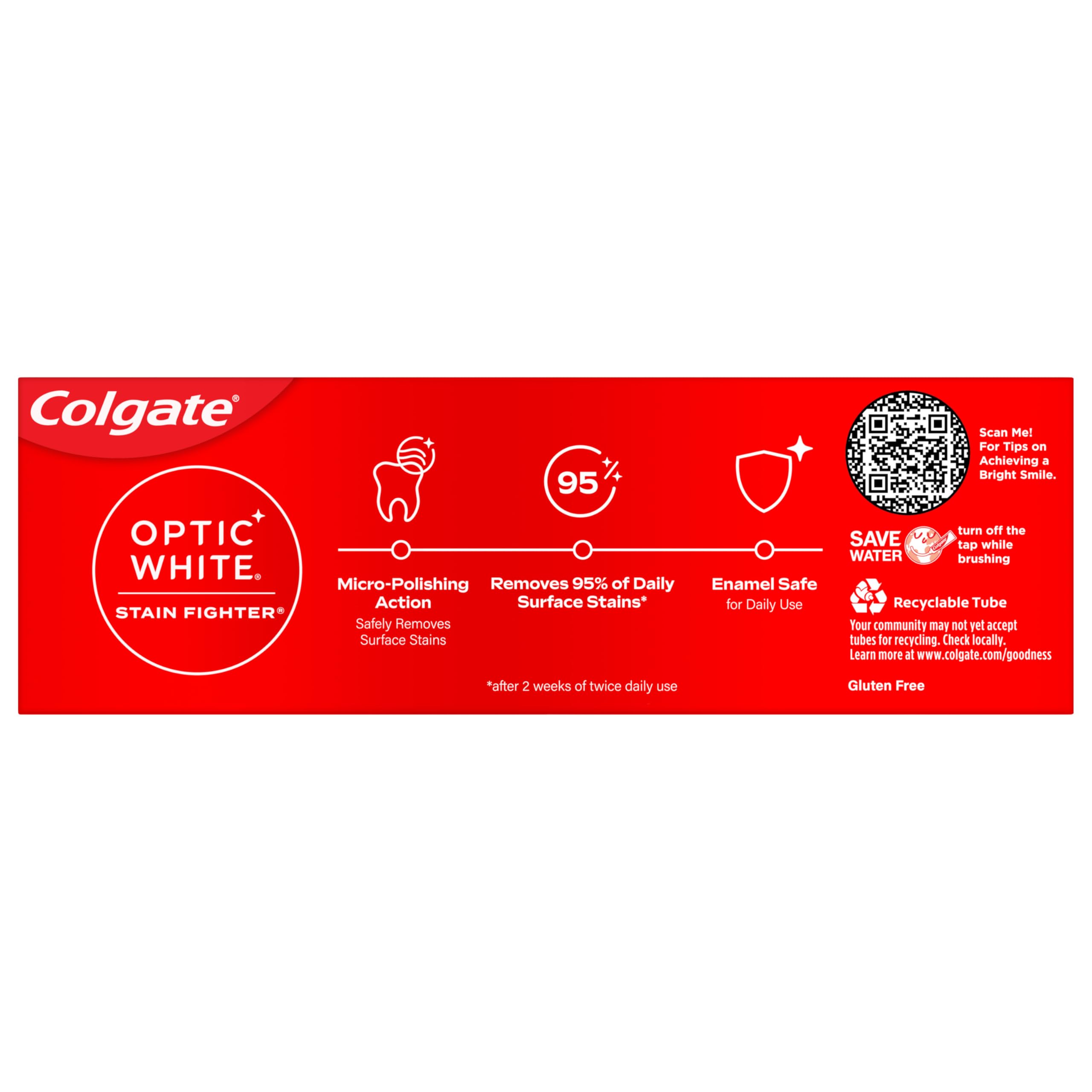 Foto 7 | Pasta De Dientes Colgate Optic White Stain Fighter 125ml - Venta Internacional.