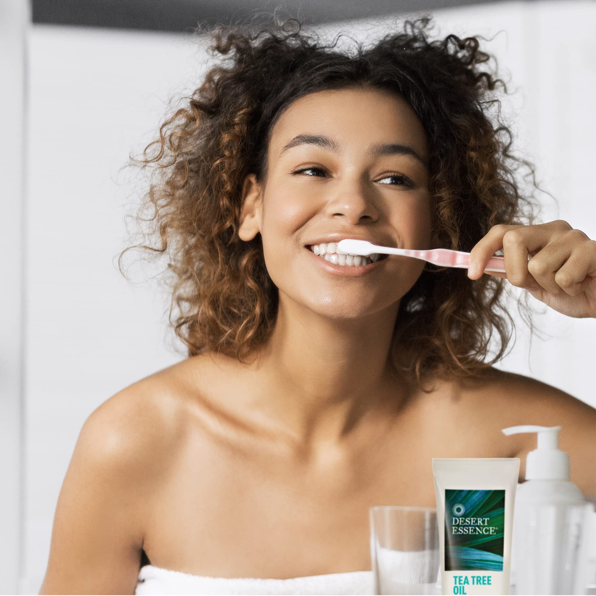 Foto 5 pulgar | Pasta De Dientes Desert Essence Con Aceite De Árbol De Té Y Neem, 185 Ml, Paquete De 2 - Venta Internacional.