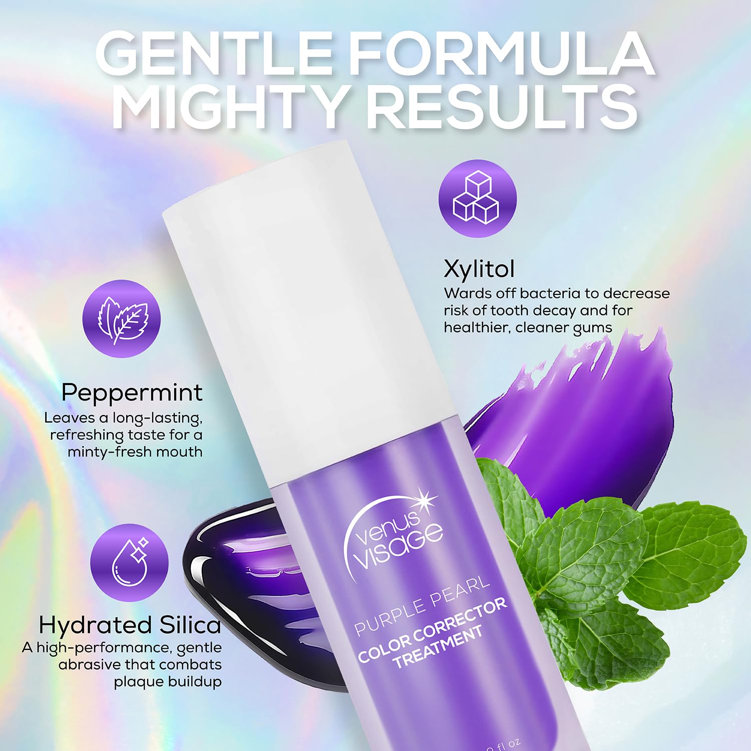 Foto 6 pulgar | Color Corrector Venus Visage Purple Pearl de 30 ml para Dientes-Venta Internacional