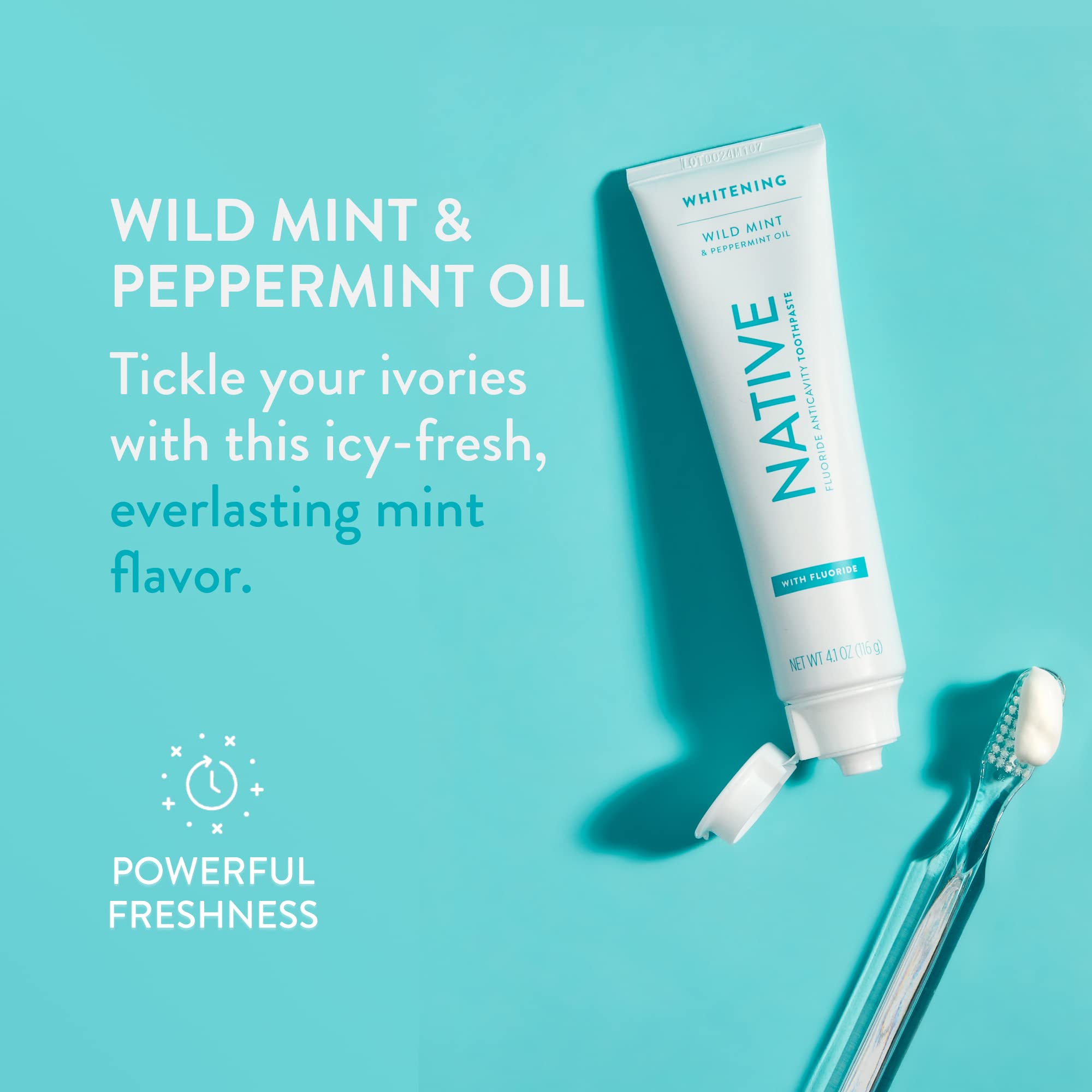 Foto 5 pulgar | Pasta de Dientes Native Wild Mint con Flúor De 116 g - Venta Internacional