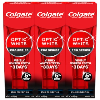 Foto 1 | Pasta de Dientes Colgate Optic White Pro Series Antimanchas 3 Piezas-Venta Internacional