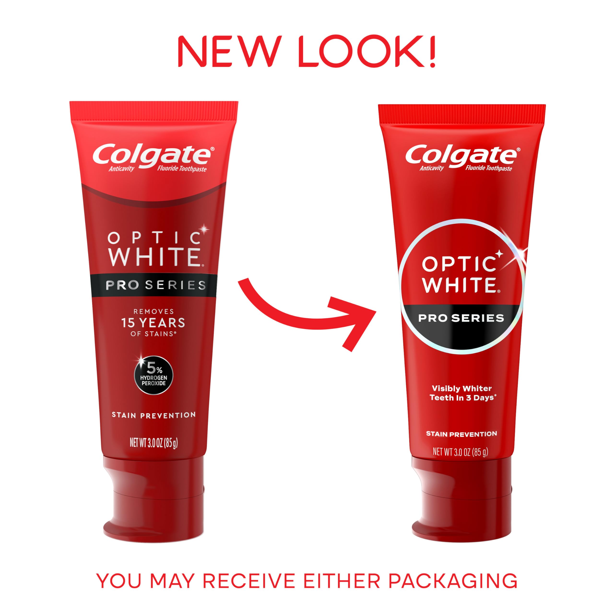 Foto 3 pulgar | Pasta de Dientes Colgate Optic White Pro Series Antimanchas 3 Piezas-Venta Internacional
