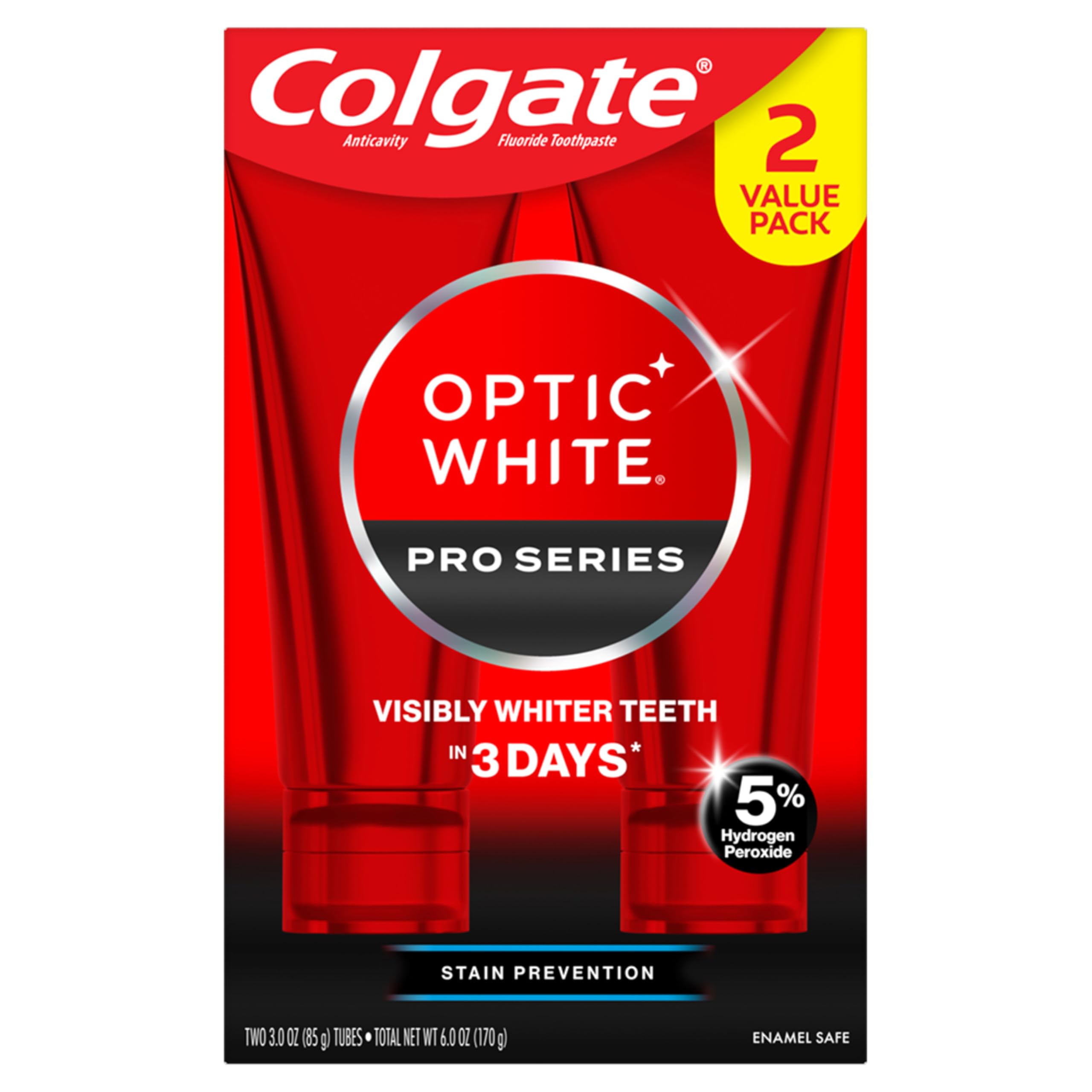 Foto 2 pulgar | Pasta de Dientes Colgate Optic White Pro Series 2 Piezas - Venta Internacional